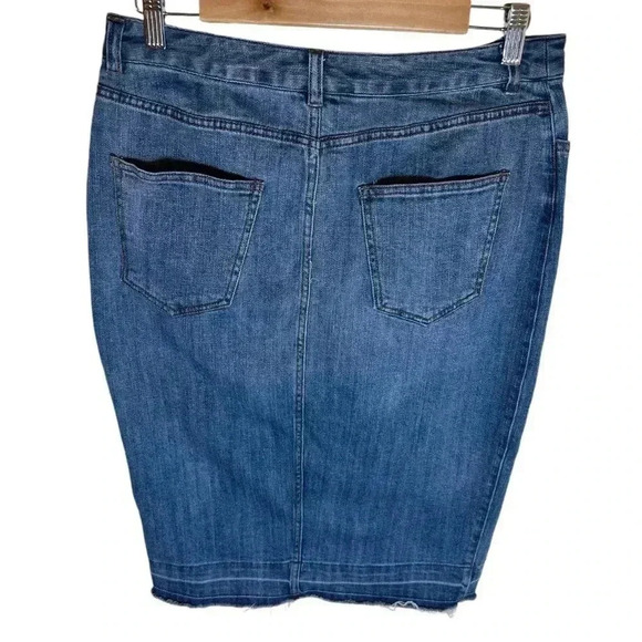 Women’s Denim Midi Skirt Sz 10, great condition 😊 - Picture 4 of 5